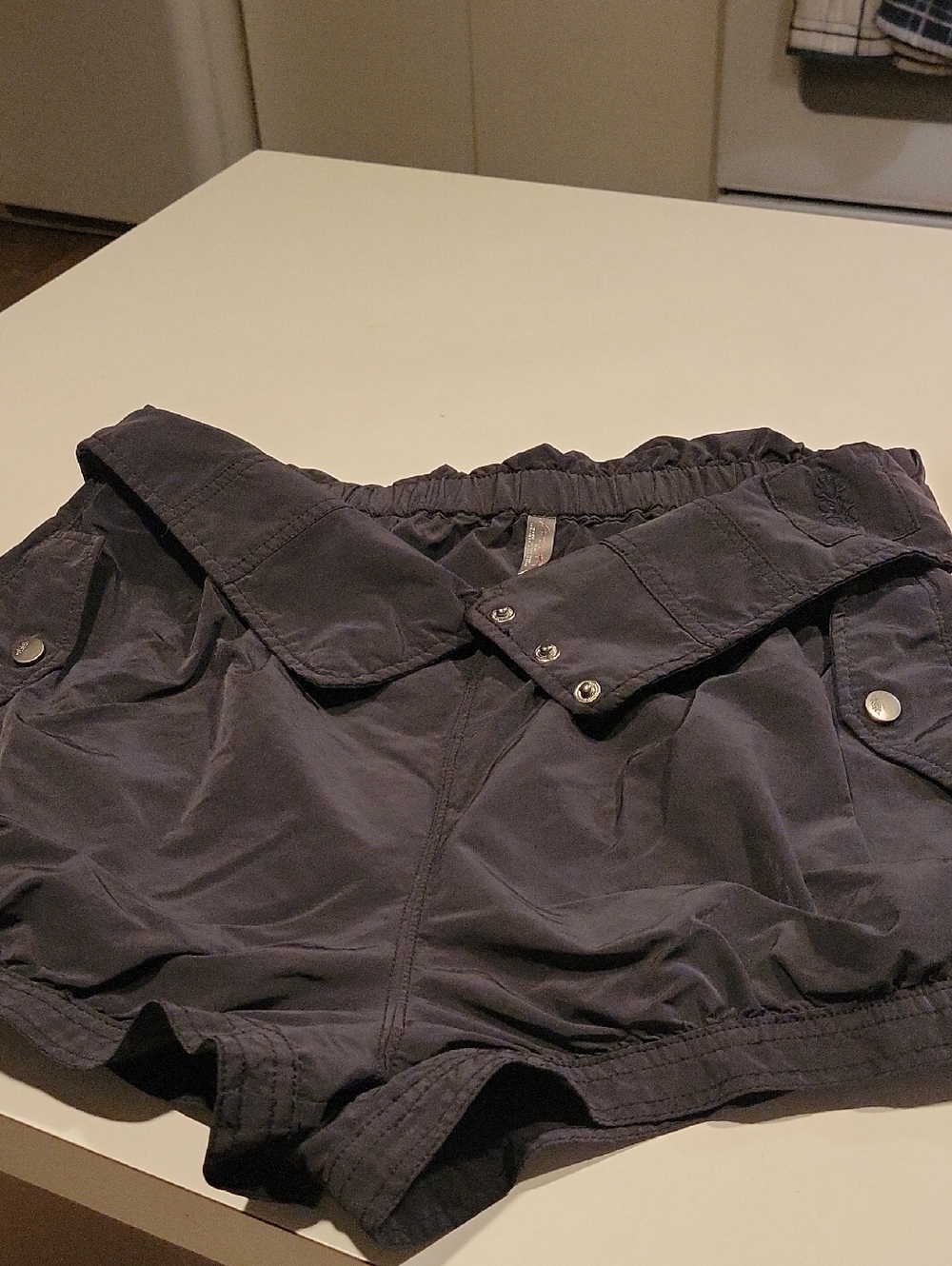 Free People Bubble Hem Athleic Shorts